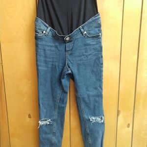 Asos Distressed Maternity Jeans Size 4